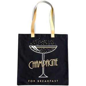 Rosanna Jazz Age Tote Champagne for Breakfast NWT